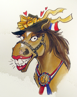 HORSE CARICATURE BRI