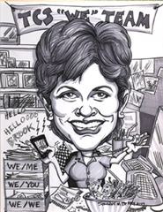 BLACK _WHITE STUDIO CARICATURE