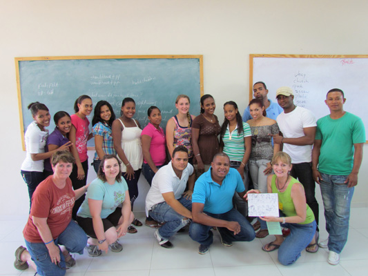 DominicanEnglishClassCaricature