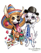 pet caricatures