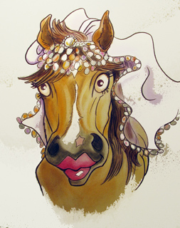 HORSE CARICATURE TABI