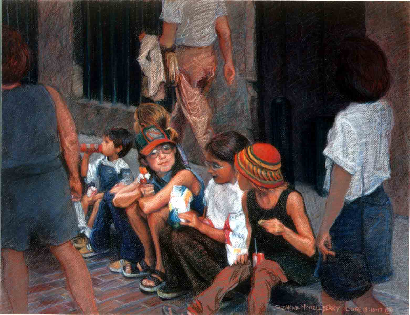 Figurative Pastel Painting